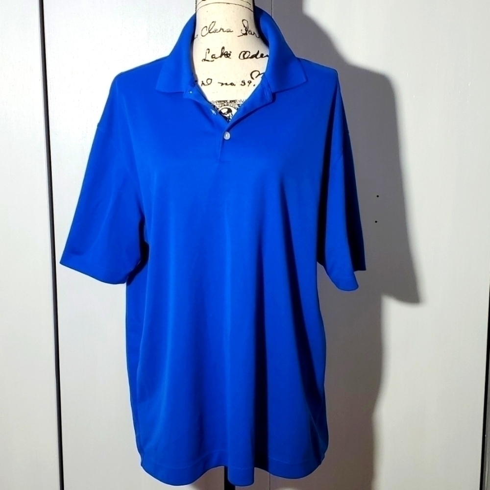 Nike Golf Mens Royal blue Performance Polo Dri-fit Sz.L